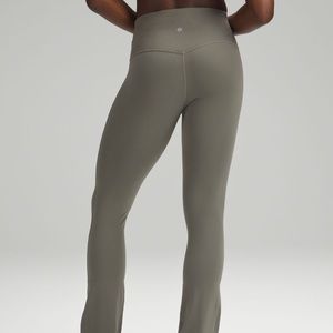 Lululemon mini flare 28”